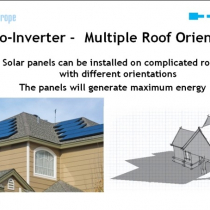 Micro-Inverter –  Multiple Roof Orientation